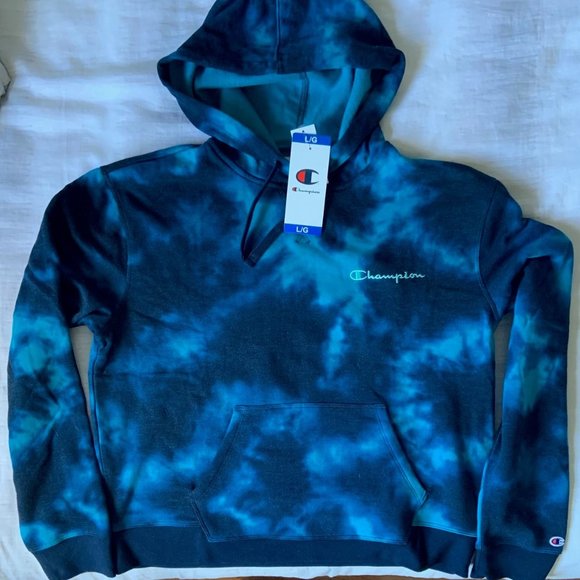 Champion Tops - Champion Tie Dye Hoodie - size L